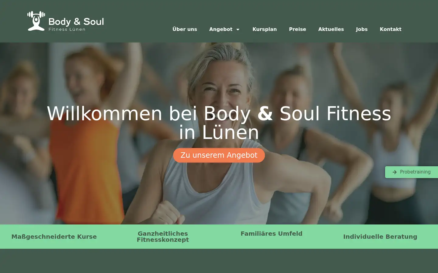 Screenshot of bodyandsoul-luenen.de