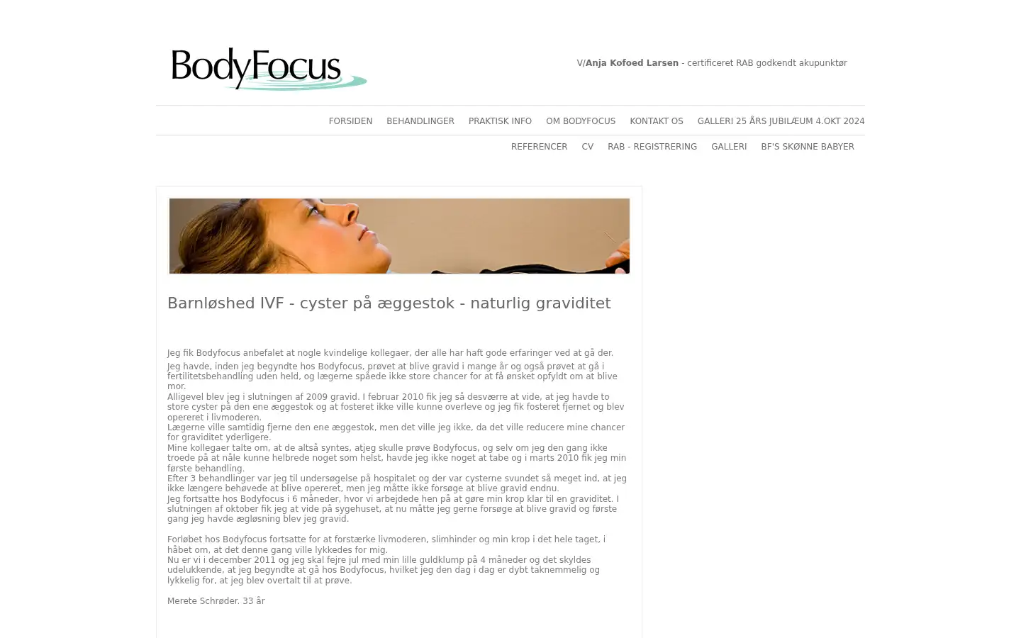 Screenshot of bodyfocus.dk