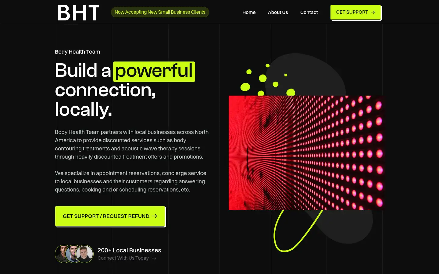 Screenshot of bodyhealthteam.com