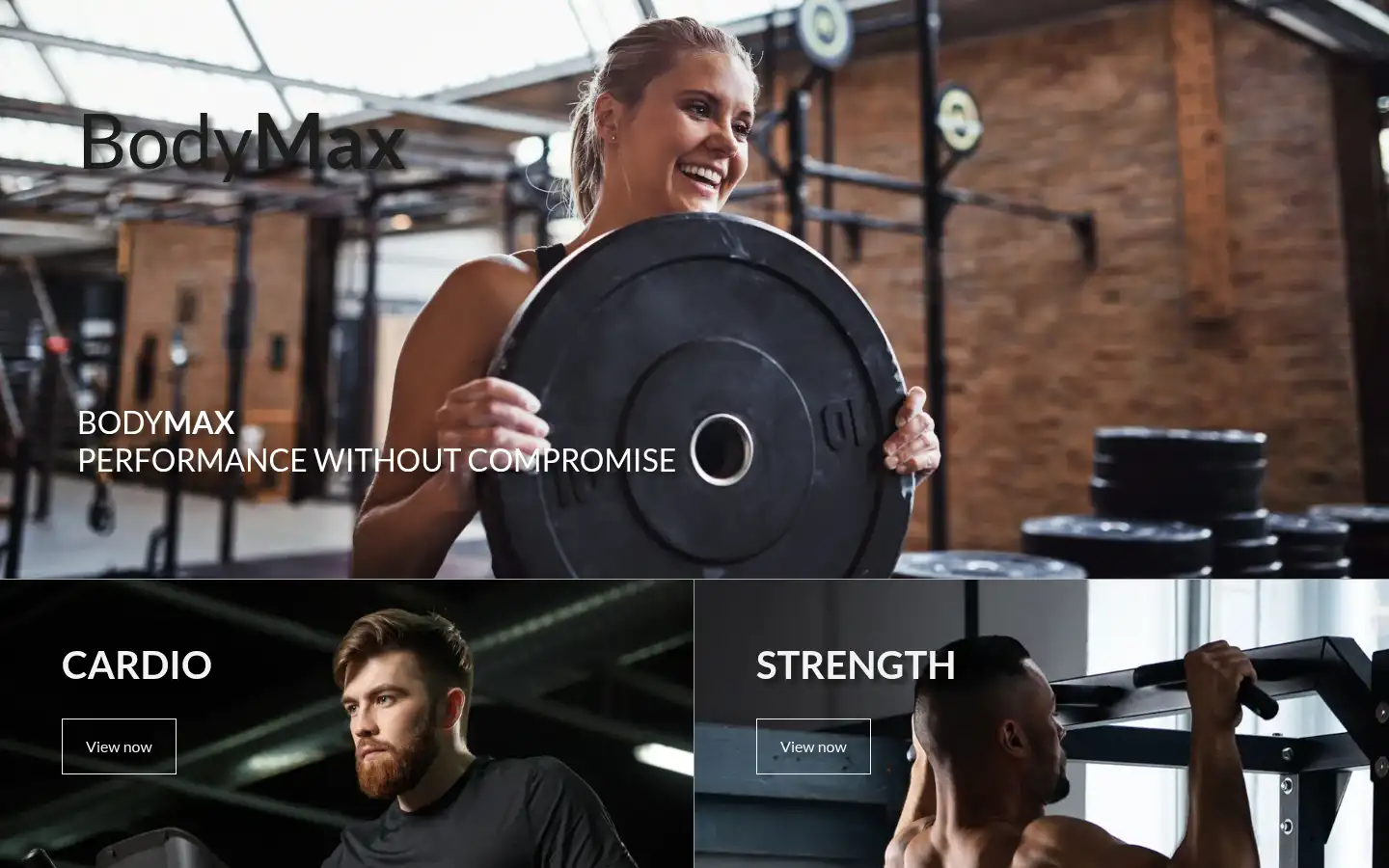 Screenshot of bodymax-fitness.com