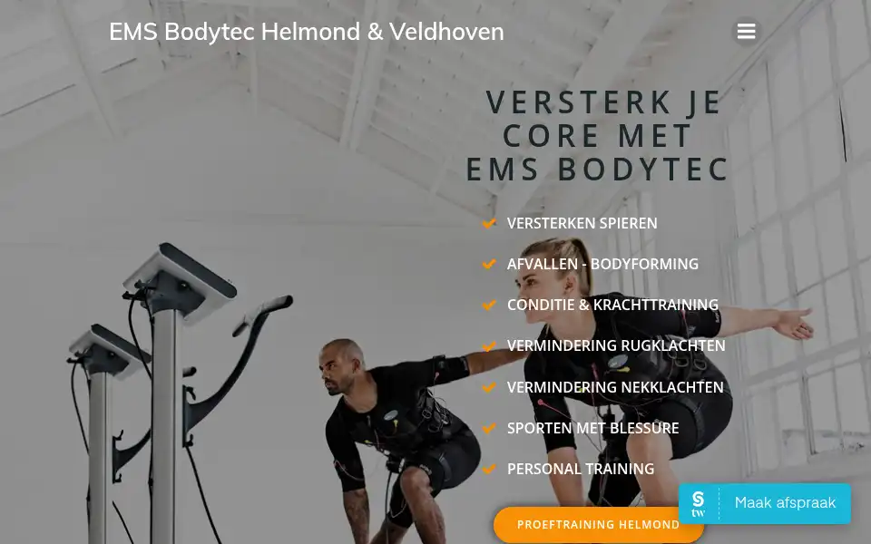 Screenshot of bodytec-helmond.nl