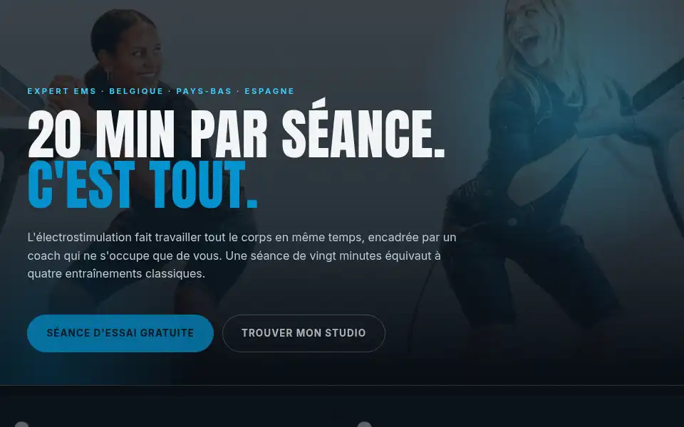 Screenshot of bodytrainingstudio.be