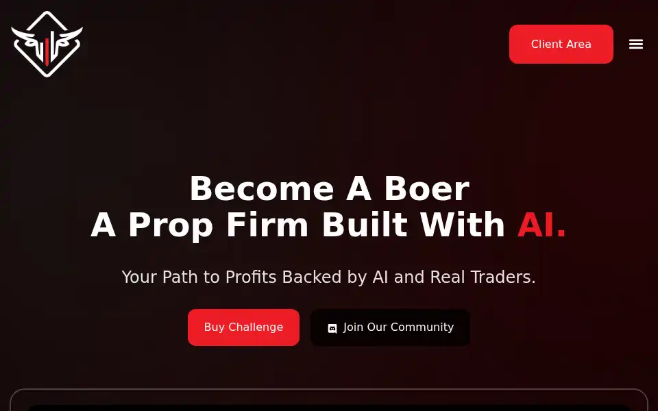 Screenshot of boerfunded.com