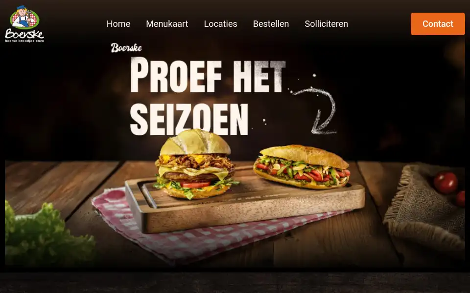 Screenshot of boerske.nl