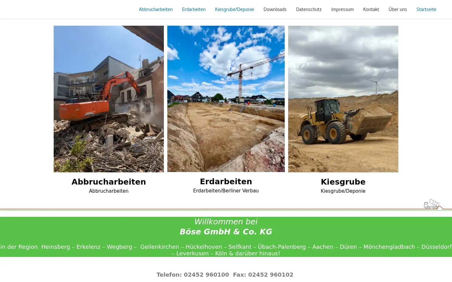 Screenshot of boese-gmbh.com