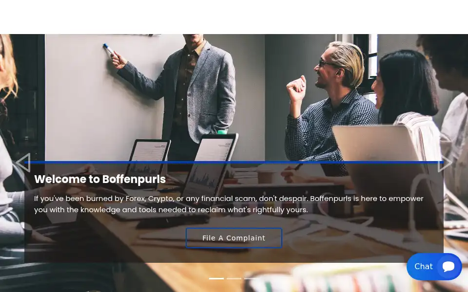 Screenshot of boffenpurls.com