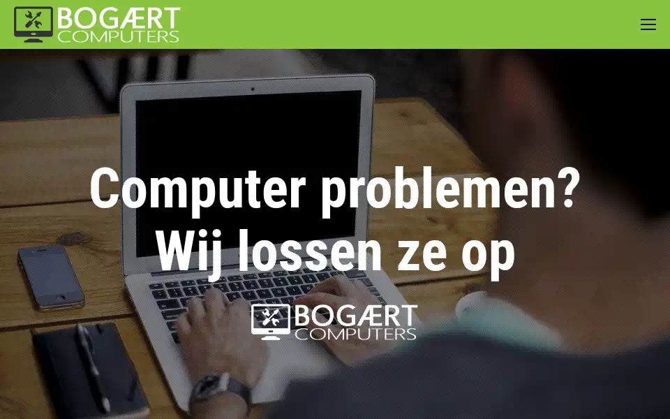 Screenshot of bogaertcomputers.nl