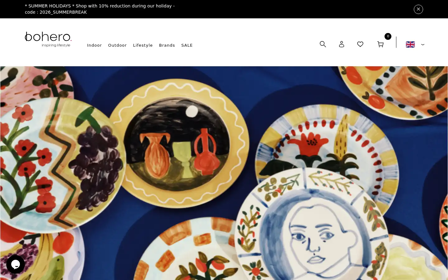 Screenshot of bohero.eu