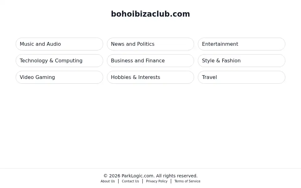 Screenshot of bohoibizaclub.com