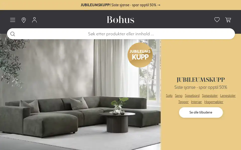 Screenshot of bohus.no
