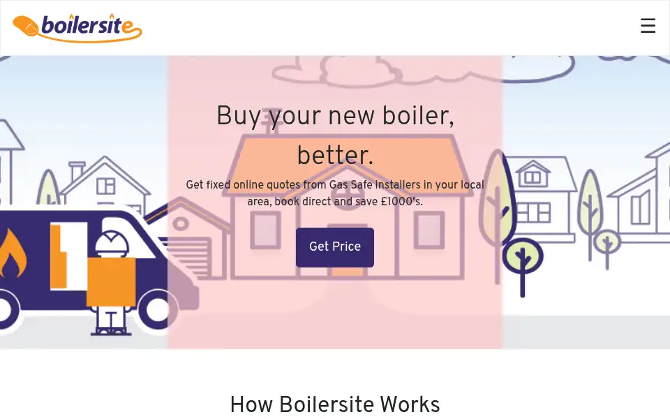 Screenshot of boilersite.co.uk