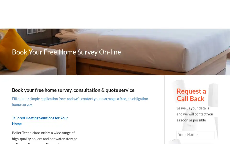 Screenshot of boilertechnicians.co.uk