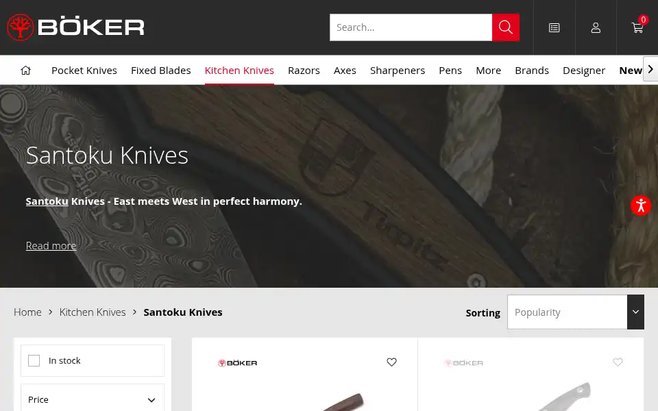 Screenshot of bokerusa.com