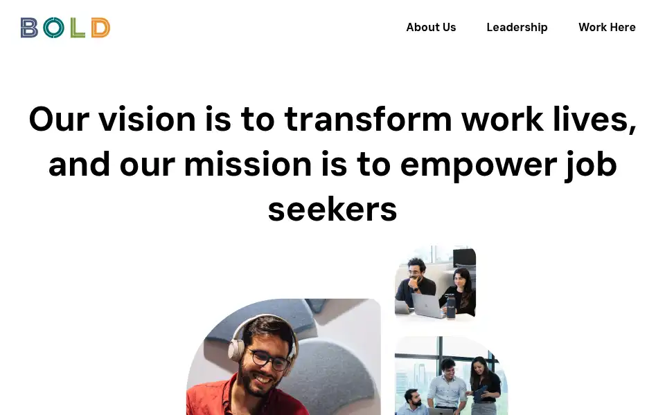 Screenshot of bold.com