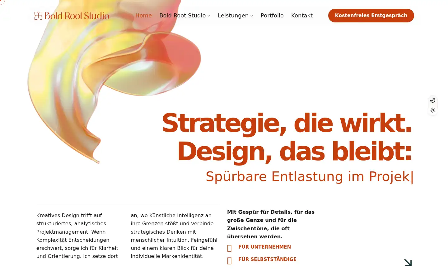 Screenshot of boldrootstudio.com