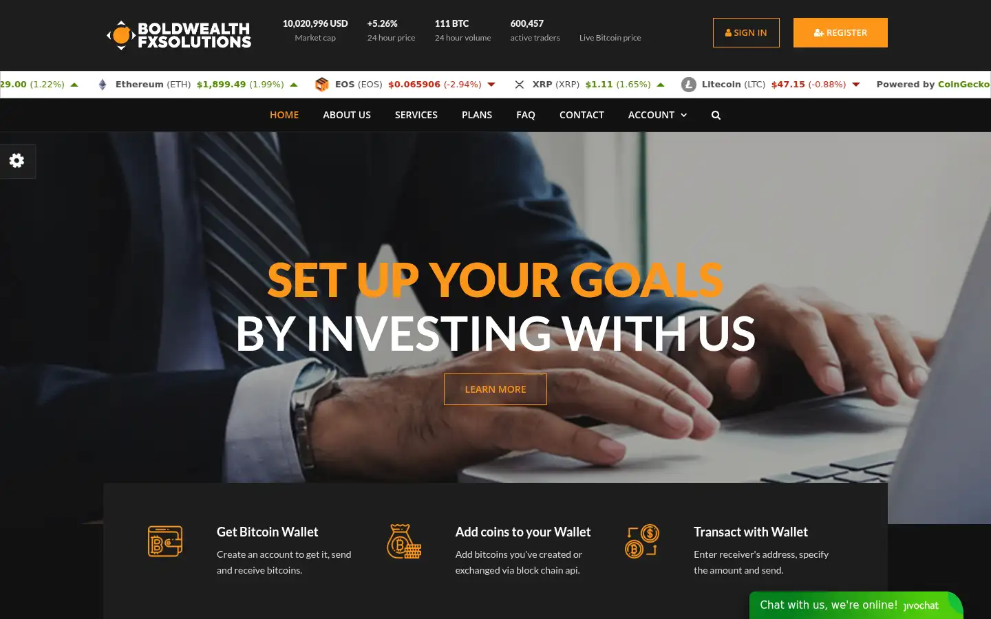 Screenshot of boldwealthfxsolutions.org