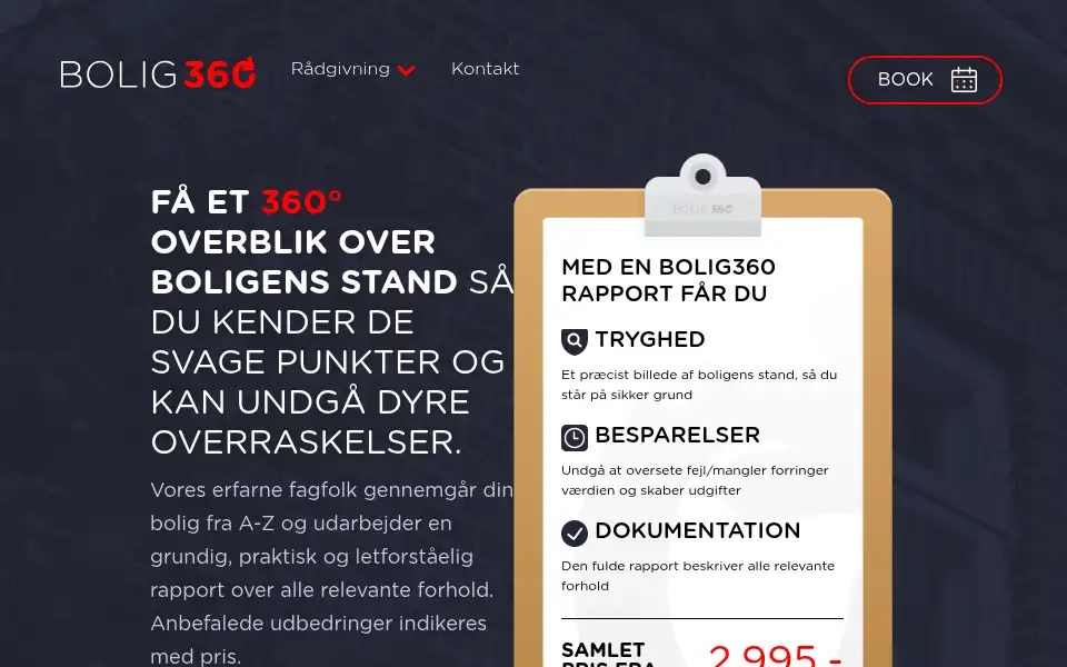 Screenshot of bolig360.nu