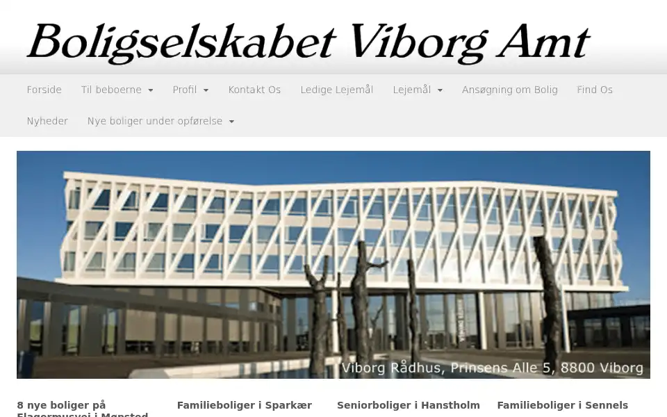 Screenshot of boligselskabetviborgamt.dk