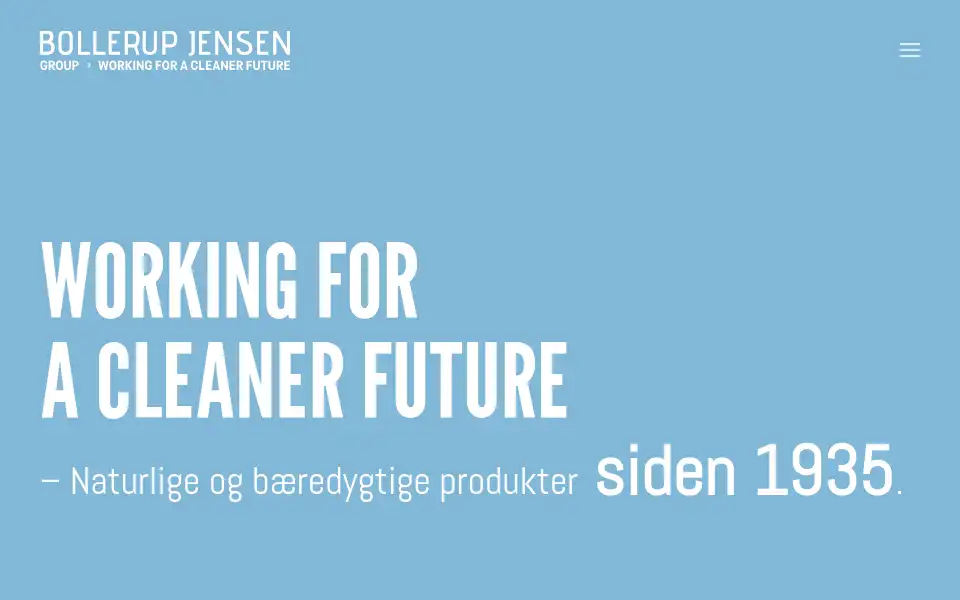 Screenshot of bollerup-jensen.dk