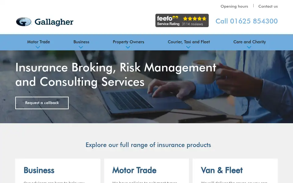 Screenshot of bollington.com