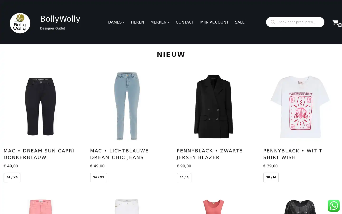 Screenshot of bollywolly.be