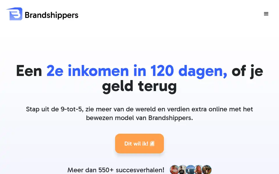 Screenshot of bolshippers.nl