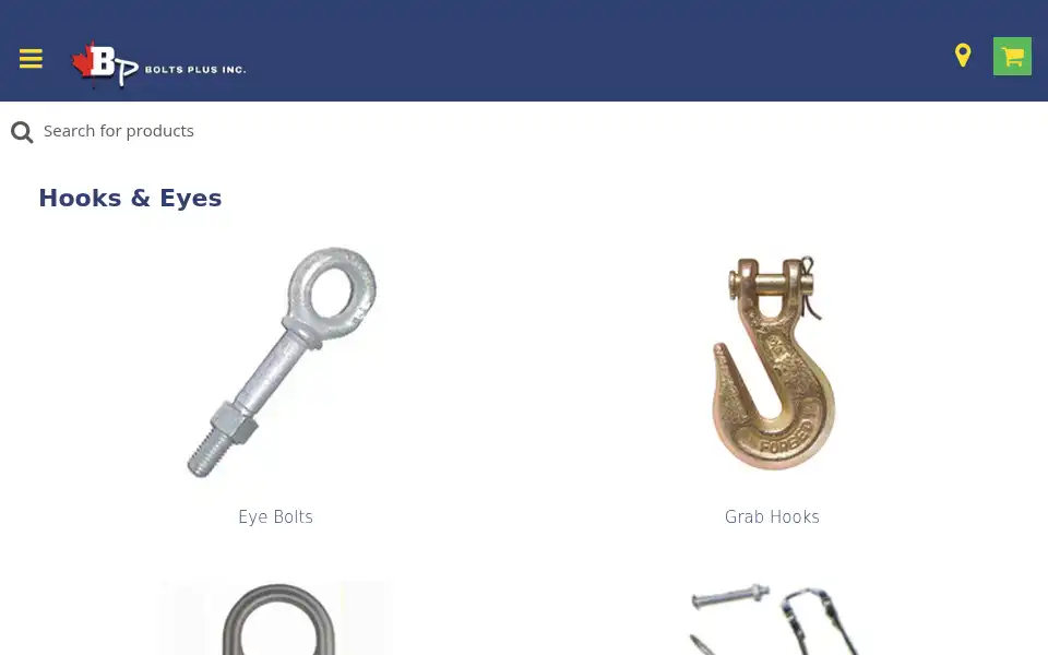 Screenshot of boltsplus.ca