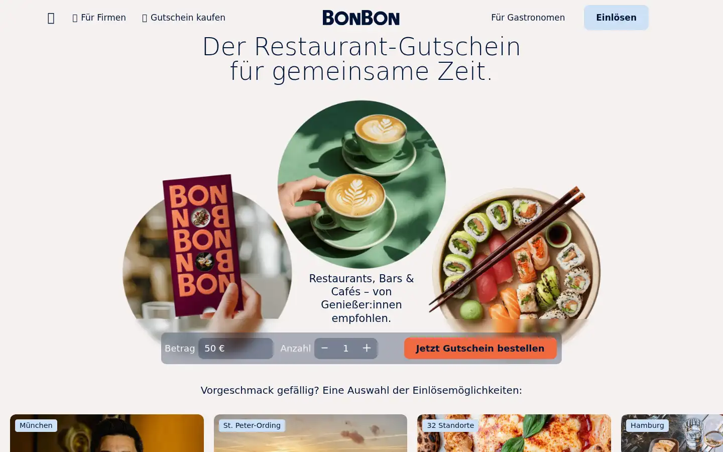 Screenshot of bon-bon.de