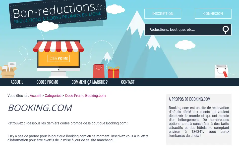 Screenshot of bon-reductions.fr