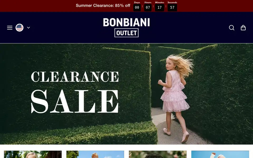 Screenshot of bonbiani.com