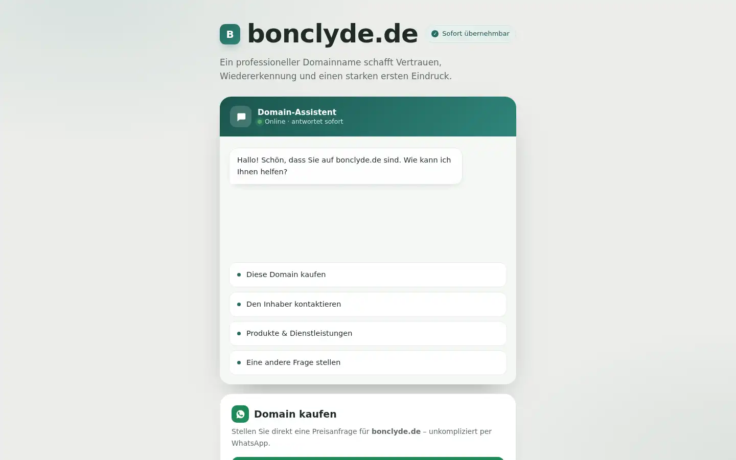 Screenshot of bonclyde.de