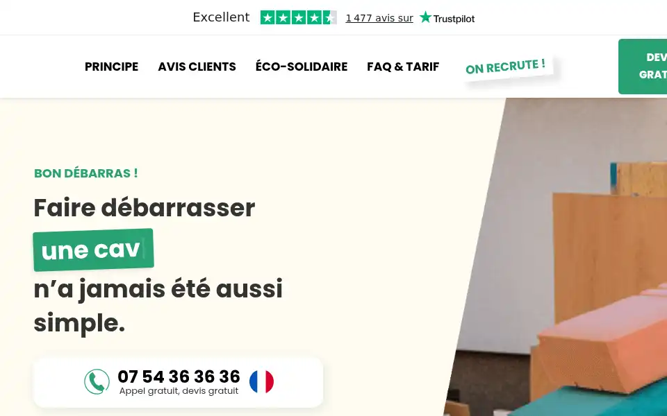 Screenshot of bondebarras.com