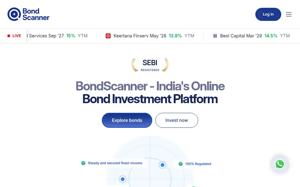 Screenshot of bondscanner.com