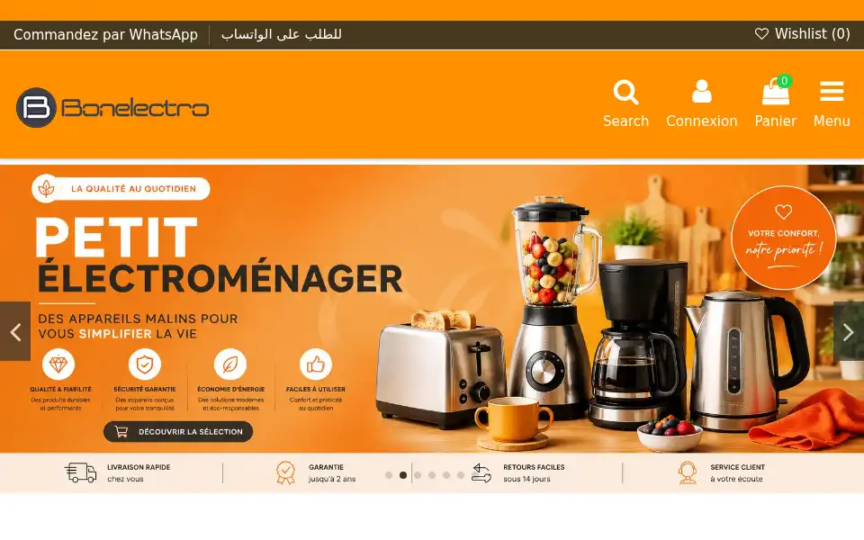 Screenshot of bonelectro.ma