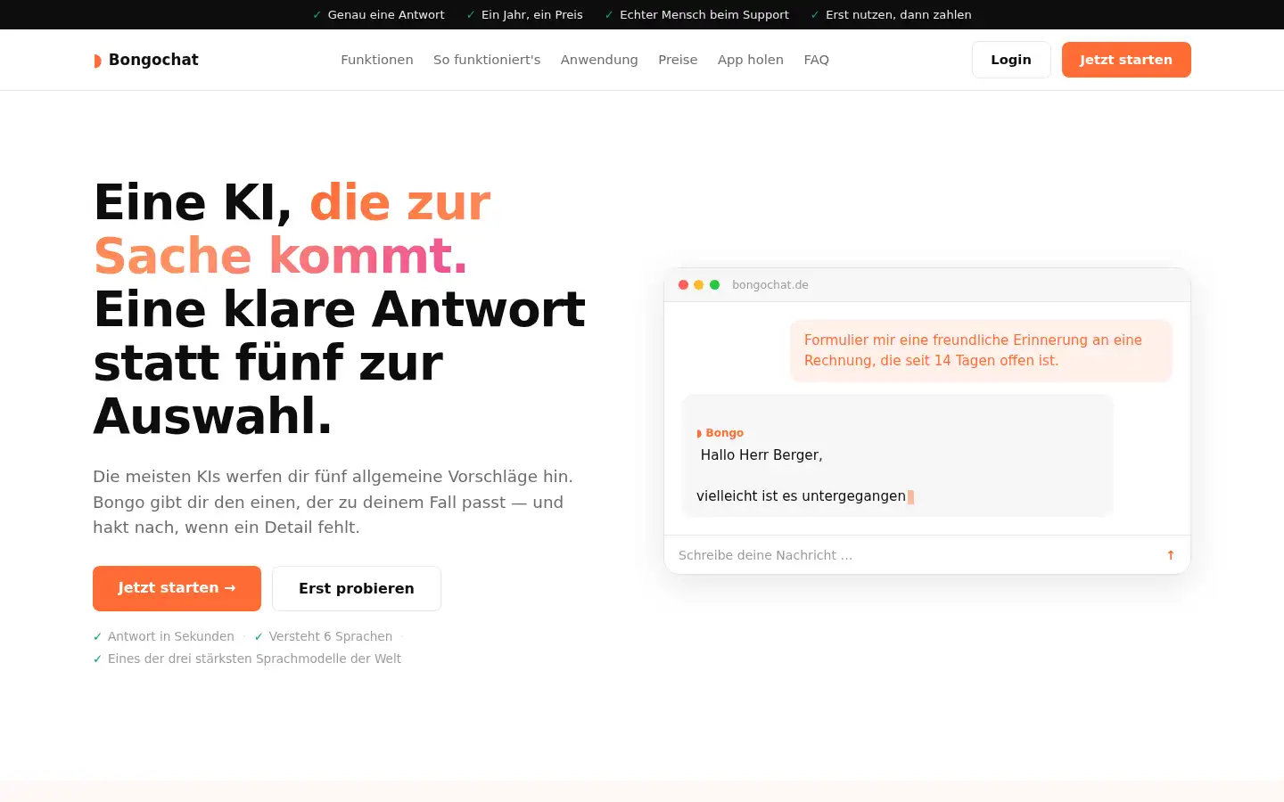 Screenshot of bongochat.de