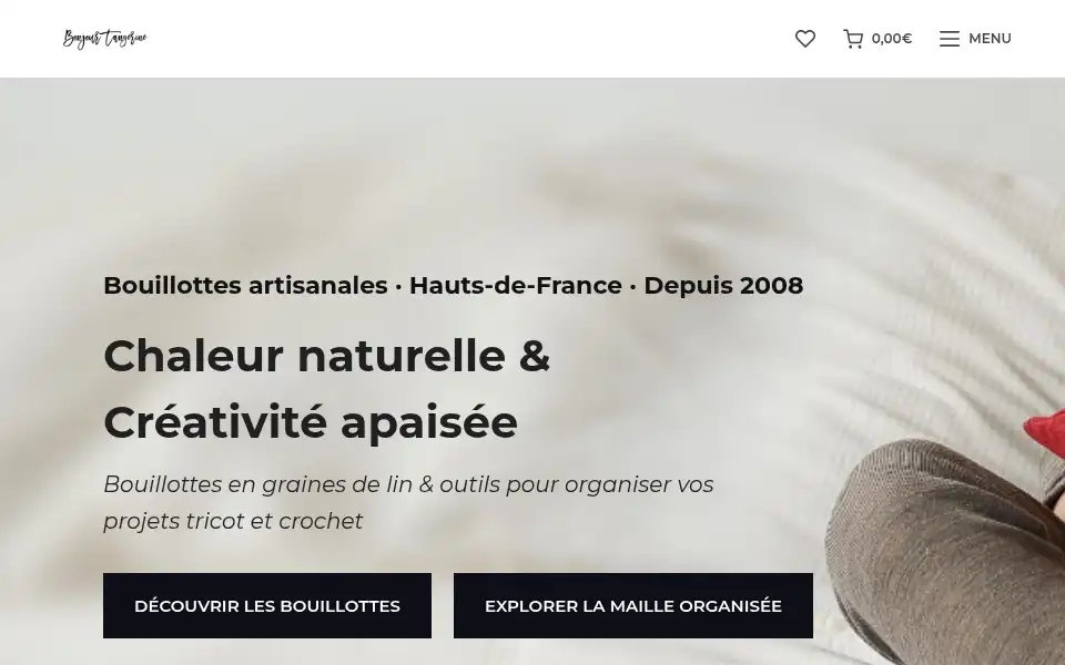 Screenshot of bonjourtangerine.fr