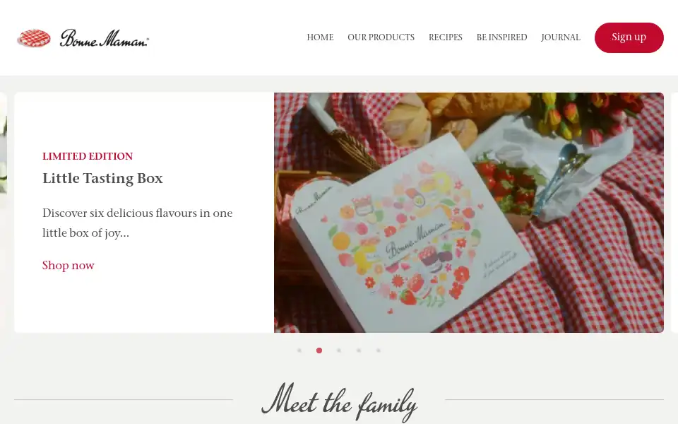 Screenshot of bonnemaman.co.uk