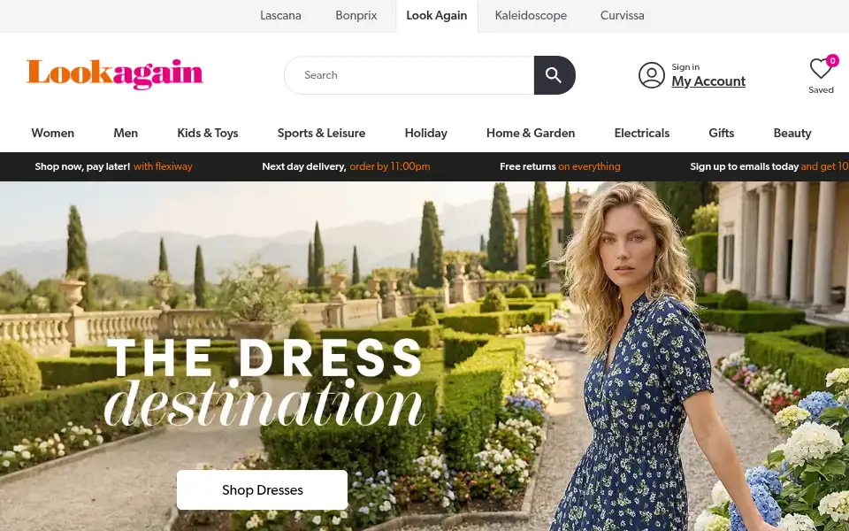 Screenshot of bonprix.co.uk