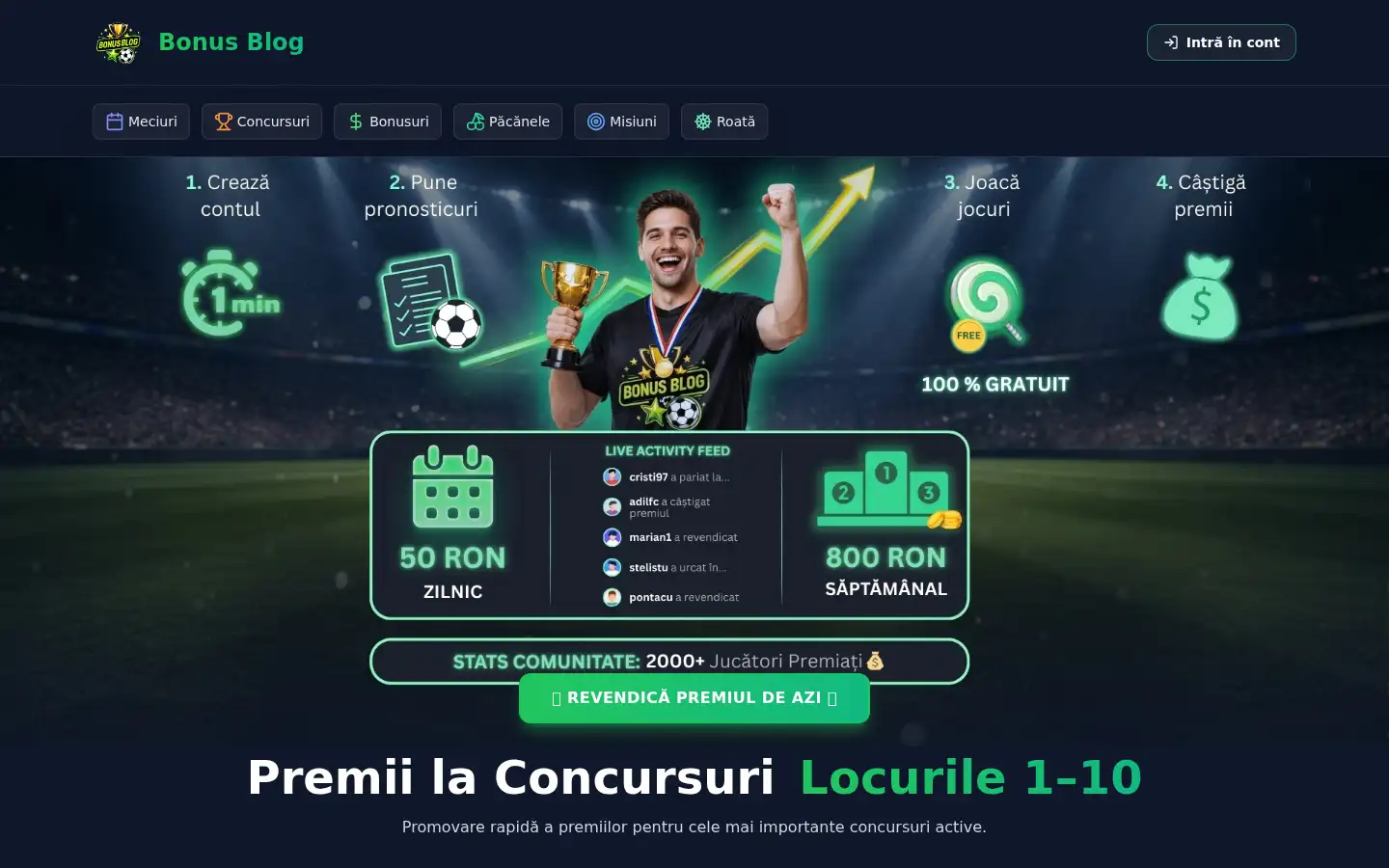 Screenshot of bonusblog.bet