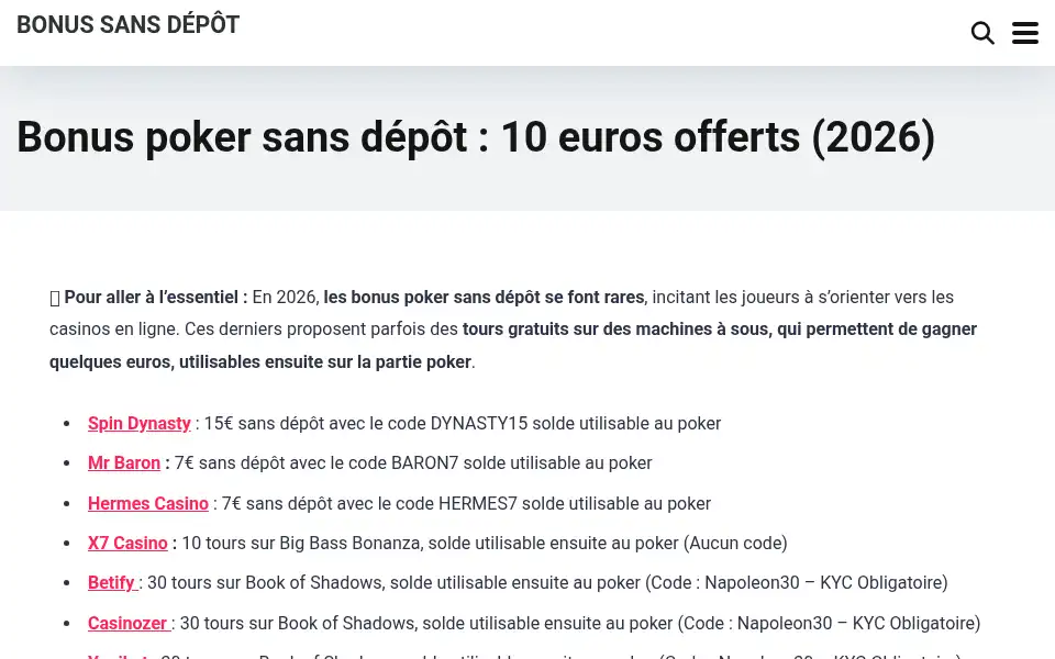 Screenshot of bonussansdepot.info
