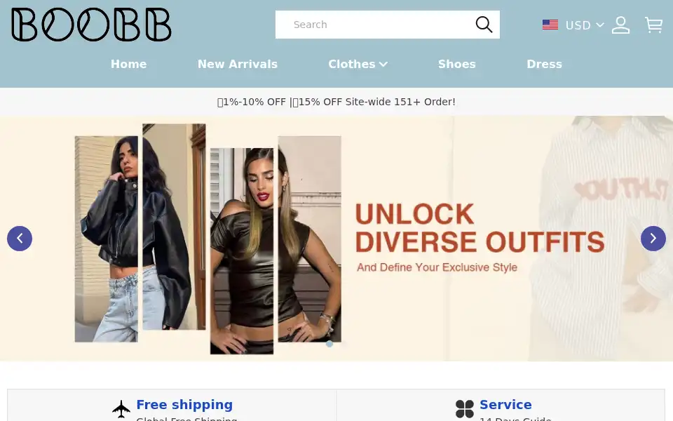 Screenshot of boobb.com