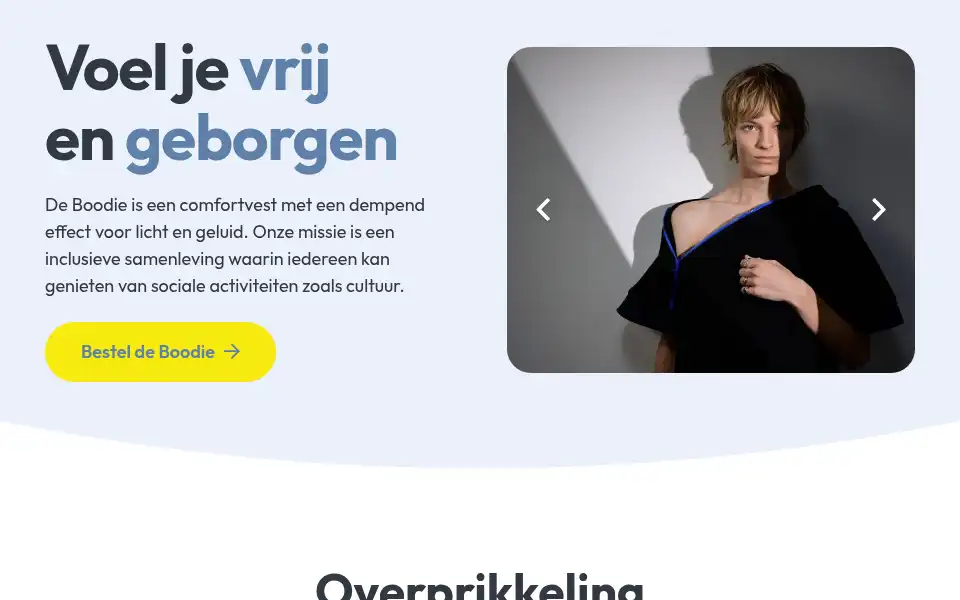 Screenshot of boodie.eu