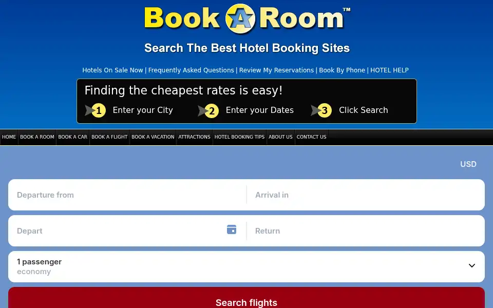 Screenshot of book-a-room.com
