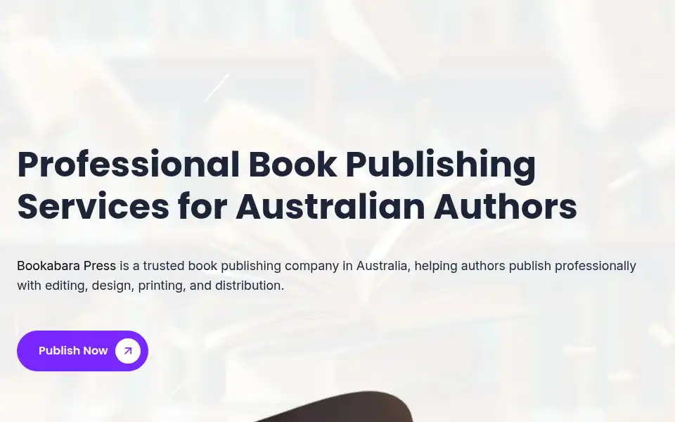 Screenshot of bookabarapress.com