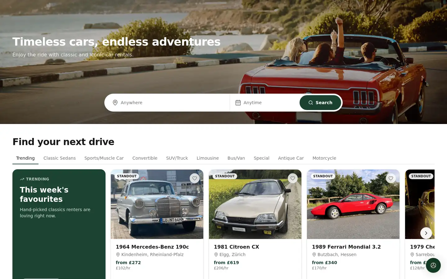 Screenshot of bookaclassic.co.uk
