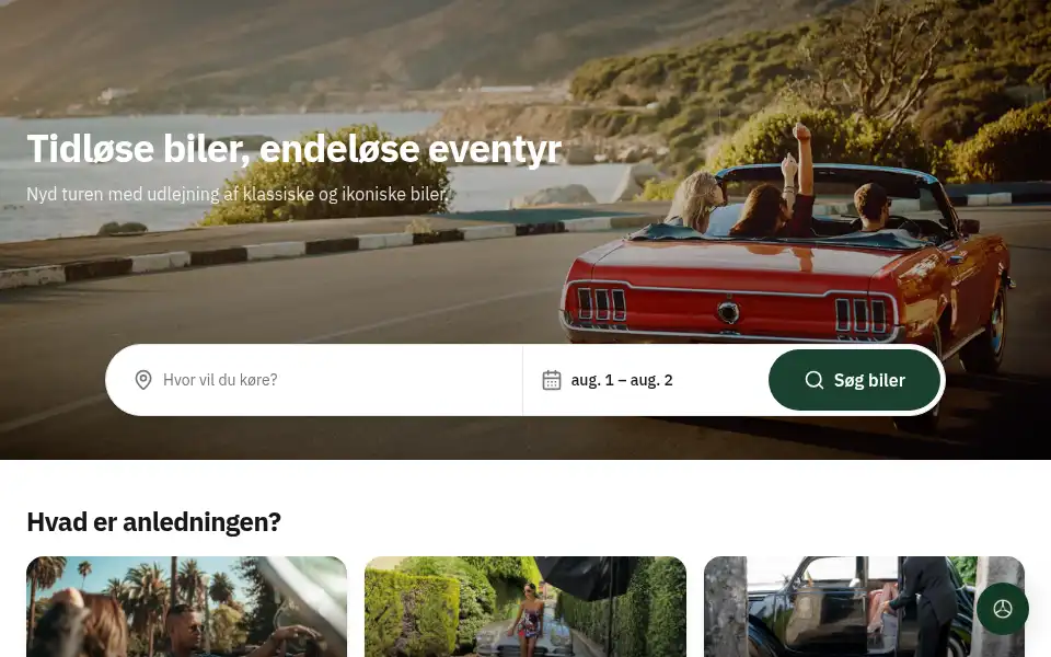Screenshot of bookaclassic.dk