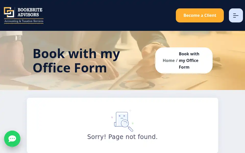 Screenshot of bookbriteadvisors.com.au