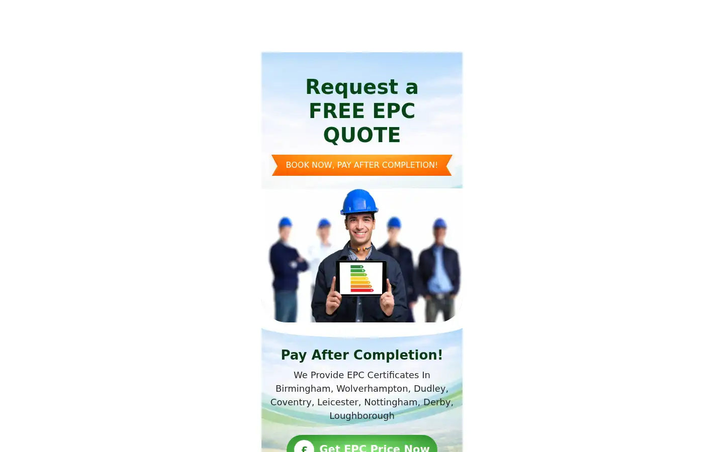Screenshot of bookepc.co.uk