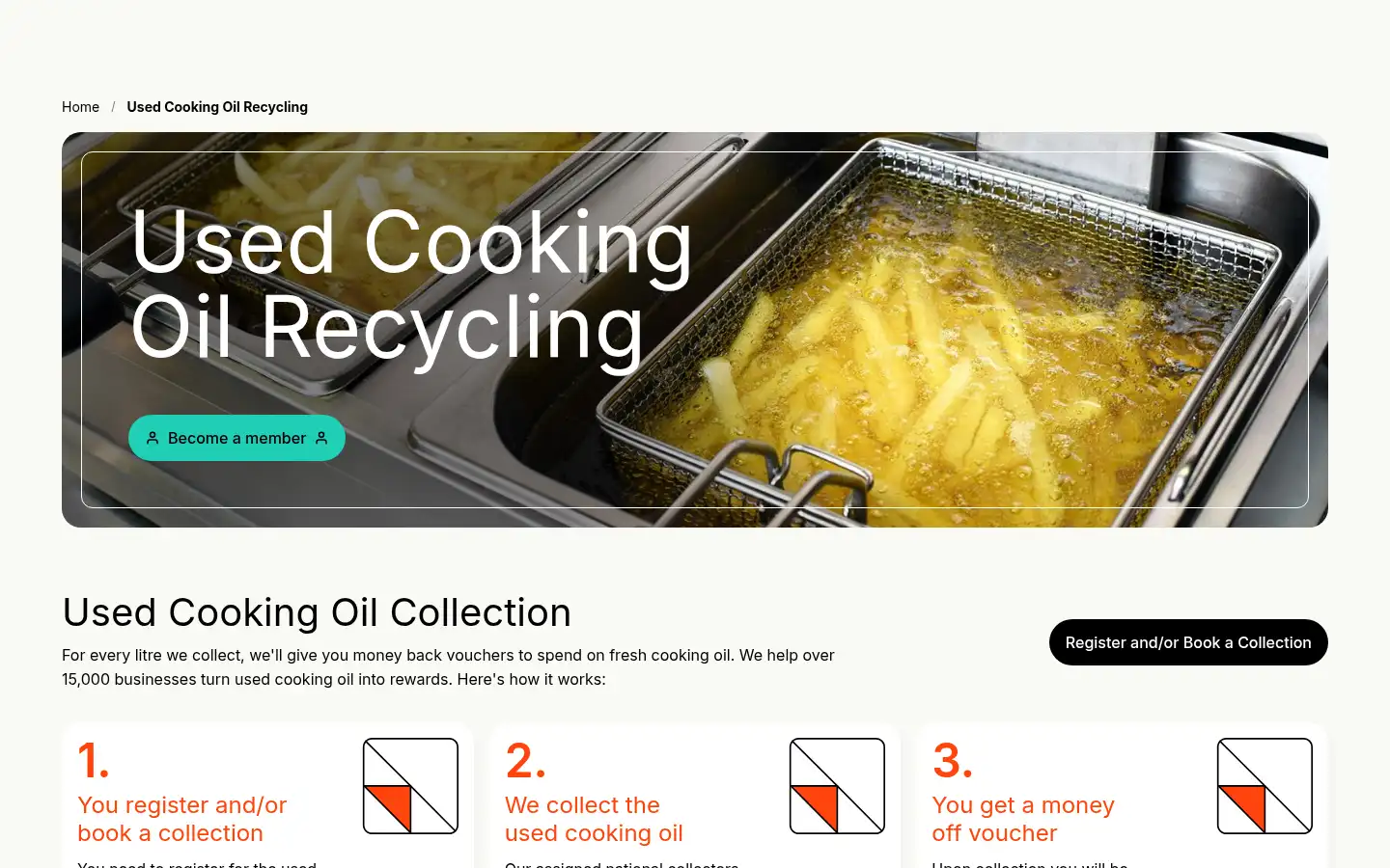 Screenshot of booker.co.uk