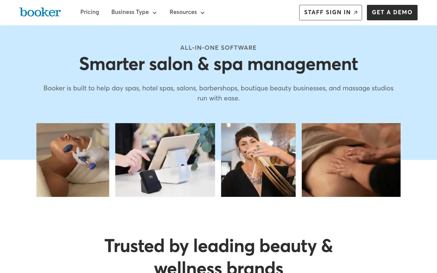 Screenshot of booker.com